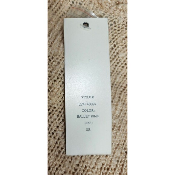 NWT Lulus Olive & Oak Warmest Wishes Knit Cardigan Sweater Beige Oversized Sz XS - Picture 6 of 8